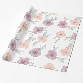 Presente campo primavera, flores macio Papel de enrolamento