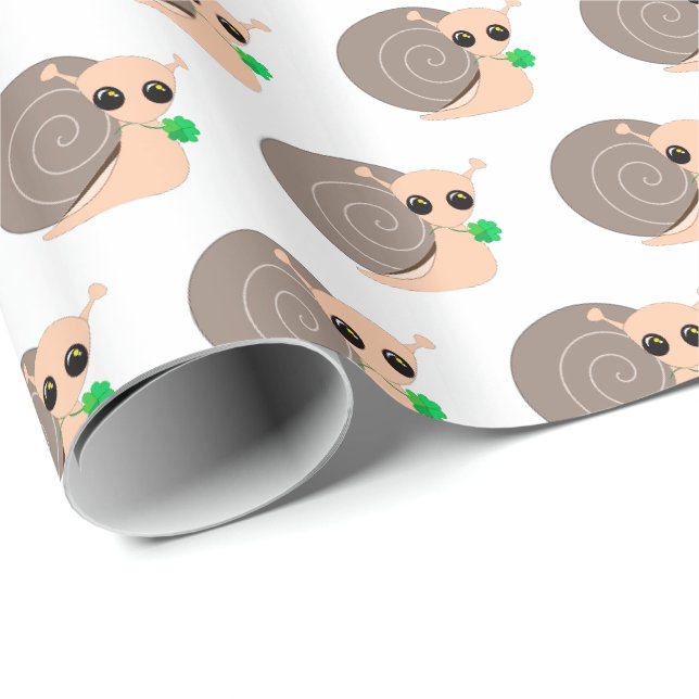 Presente Caracol com papel de enrolamento de véu (Ponta do rolo)