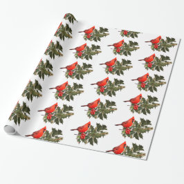 Presente Cardeal em papel de moldagem Holly 2