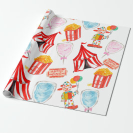 Presente Carnaval de Cute Circus Kids Partilha papel de emb