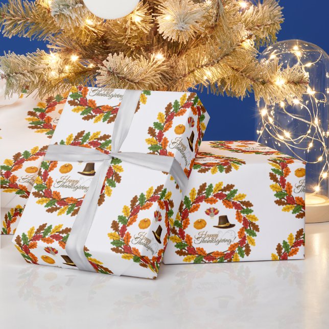Presente Celebração de Colheita Papel de Moldagem de Ação d (Feriados)