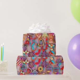 Presente Celebrar o Papel de Moldagem de Natal