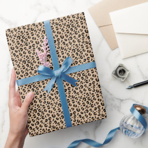 Presente Cerrado de design de Leopard com papel de embalage