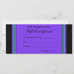 Presente Certificado Turquoise