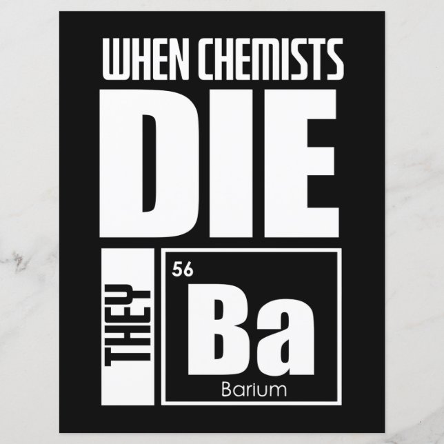 Presente cientista | Química adorável (Frente)