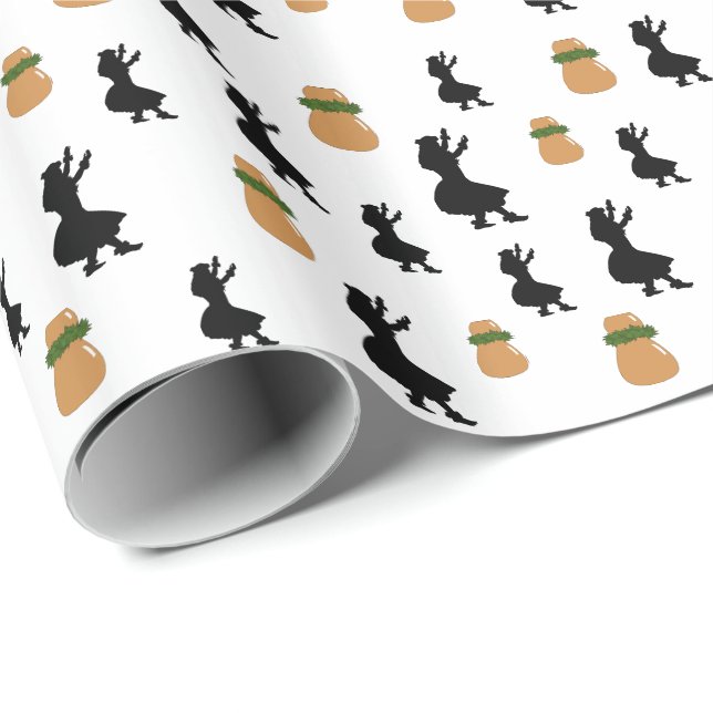 Presente Cilindro Ipu da cabaça da menina de Hula do papel (Ponta do rolo)