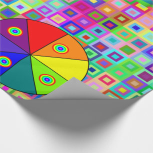 Presente Círculos de papel de enrolamento