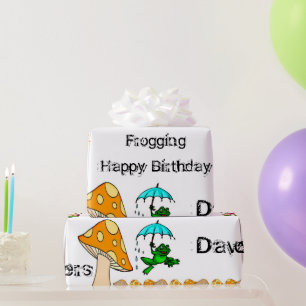 Presente Cogumelo do Sapo de papel embebido