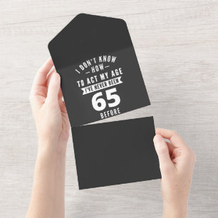 Presente com 65 anos 65.o Aniversário - Oferta d