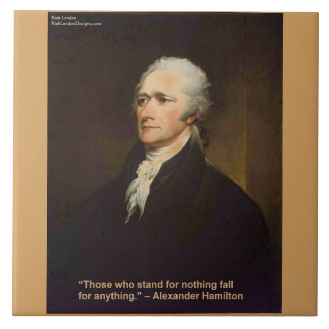 Presente com Citação de Hamilton Fall For Anything (Frente)