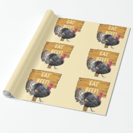 Presente Coma papel de moldagem de carne de bovino