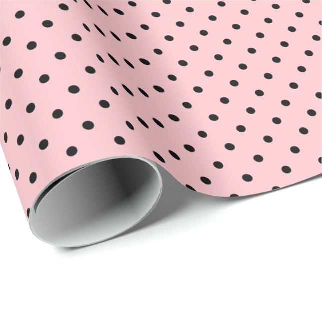 Presente Cor-de-rosa Claro | Papel de enrolamento em Bolinh (Ponta do rolo)