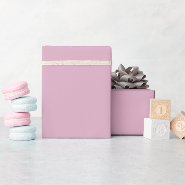 Presente Cor-de-rosa-Lavanda - Papel de enrolamento (Chá de bebê)