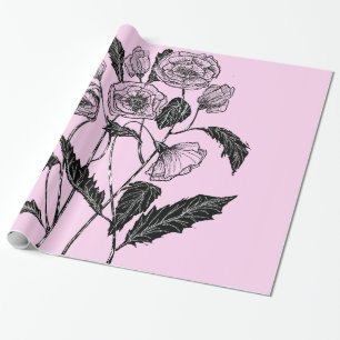 Presente Cores personalizadas Papel de empacotamento de pre