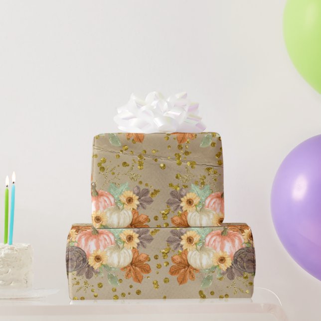 Presente Corpões De Maçã Laranja No Papel De Dobra De Vinta (Presentes para festas)