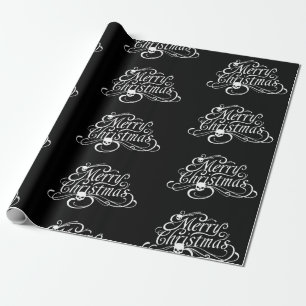Presente Crânio gótico Papel de molho de Natal feliz