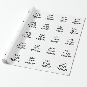 Presente Criar seu próprio papel de envolvimento feito sob