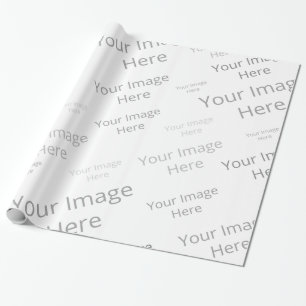Presente Crie seu próprio papel personalizado de empacotame
