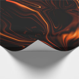 Presente Curvas ou ondulações de coral, sobre papel de fund