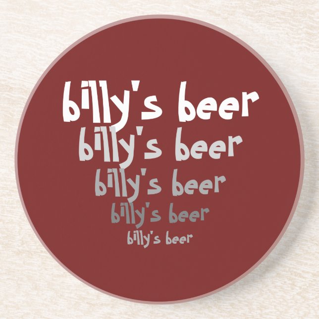 Presente customizável da porta copos da cerveja de (Frente)