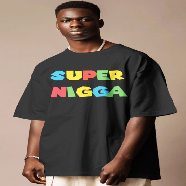 Presente da camisa Super Niggga (Criador carregado)