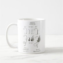 Presente da caneca do café da engrenagem de pesca