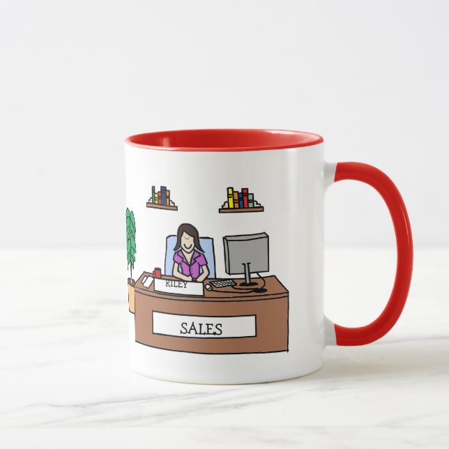 Presente da equipe das vendas - caneca (Direita)