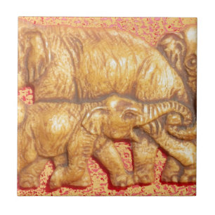 Presente da família de elefantes vetoriais legal A