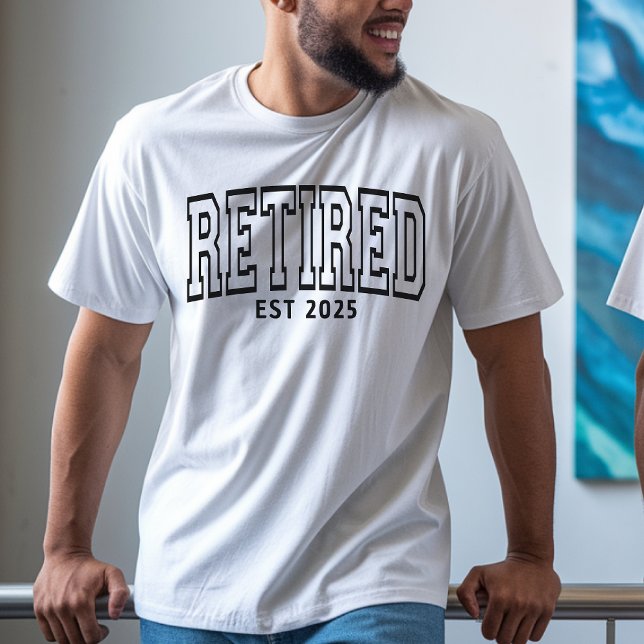 Presente da Parte de Reforma da Camisa de Reforma  (retired shirt, retired sweatshirt, custom retirement shirt, officially retired shirt for women & men)