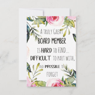 Presente de agradecimento para membro do conselho