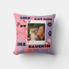 Presente de Almofada Gato Mãe Gato Pai Para Amante