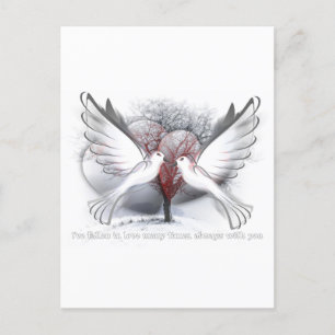 Presente de amor para o cartão postal