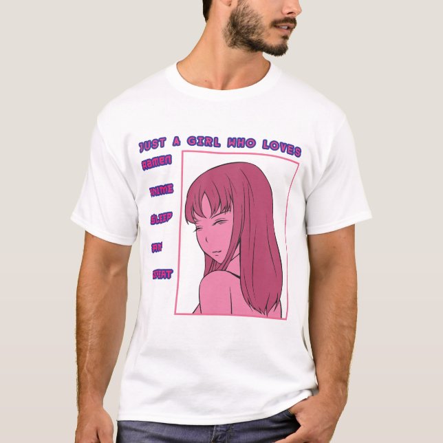 Presente de anime | Camisa de manga | Camisas De A (Frente)