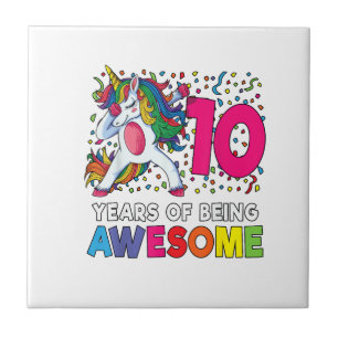 Presente de Aniversário de 10 Anos Unicórnio Dabbi