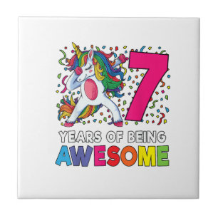 Presente de Aniversário de 7 Anos Unicórnio Dabbin