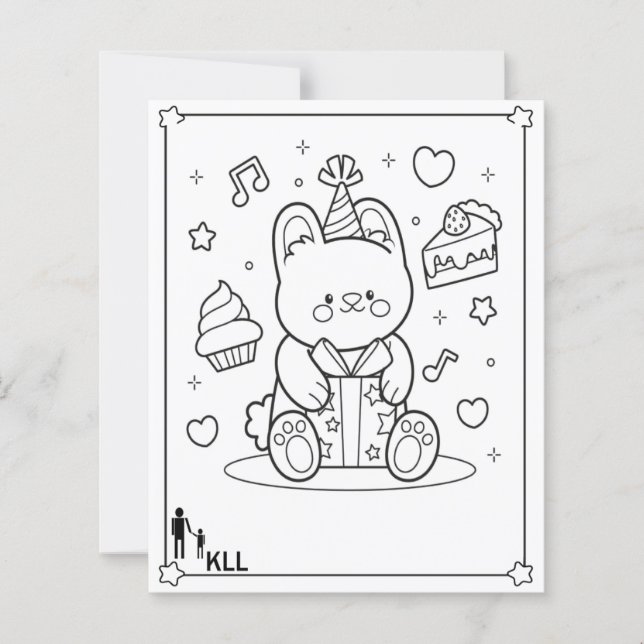 presente de aniversário de boneca (Frente)