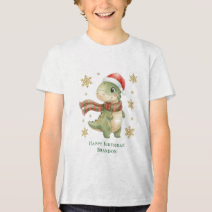 Presente de Aniversário de Dinossauro de Natal
