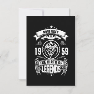 Presente de aniversário Novembro De 1959 Nascime