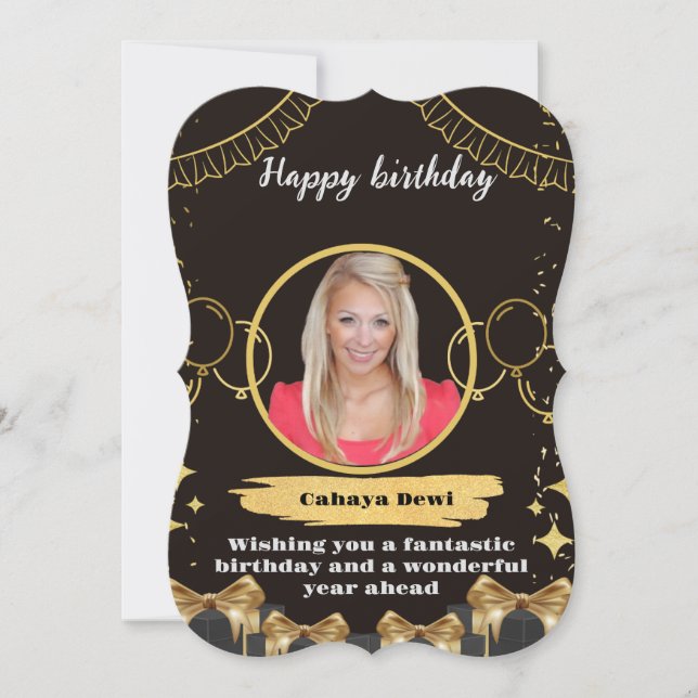 presente de aniversário personalizado (Frente)