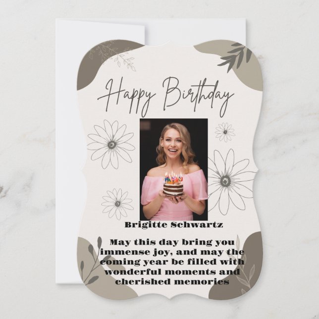 presente de aniversário personalizado (Frente)