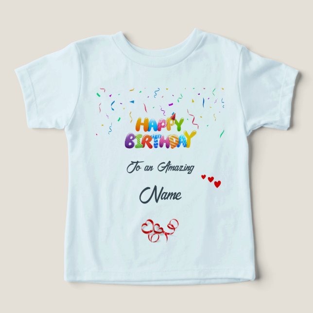 Presente de aniversário personalizado - Divertido  (Design frontal)