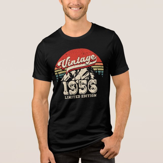 Presente de Aniversário Vintage 1956 Retro 70º Ani (Frente)