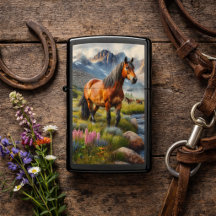 Presente de Arte de Cavalo de Prado da Montanha