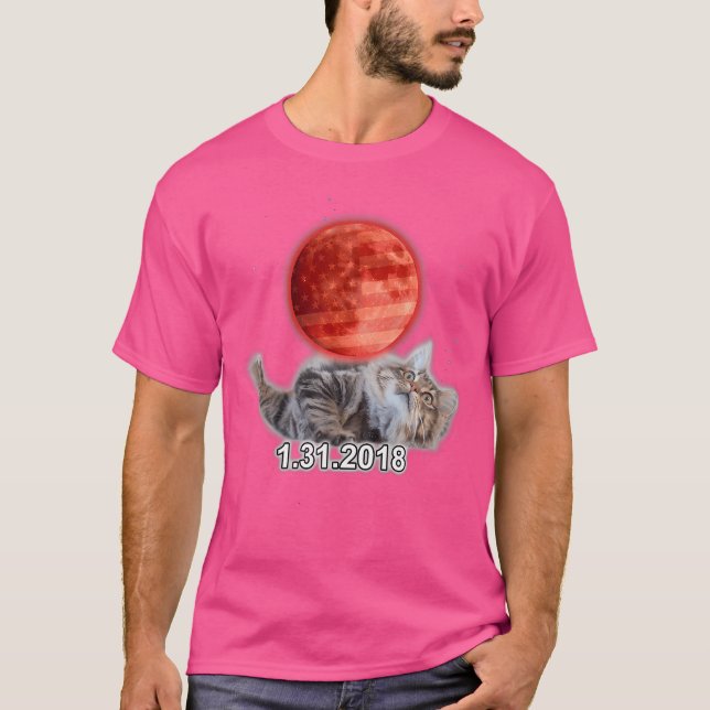 Presente de Astronomia do Eclipse Lunar de Camisa  (Frente)