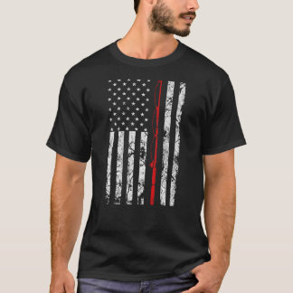Presente de bandeira da América do Polo de Pesca p