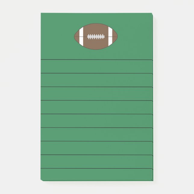 Presente de Bloco de Notas de Futebol Clássico (Frente)