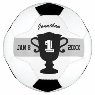 Presente de bola de futebol de troféu personalizad