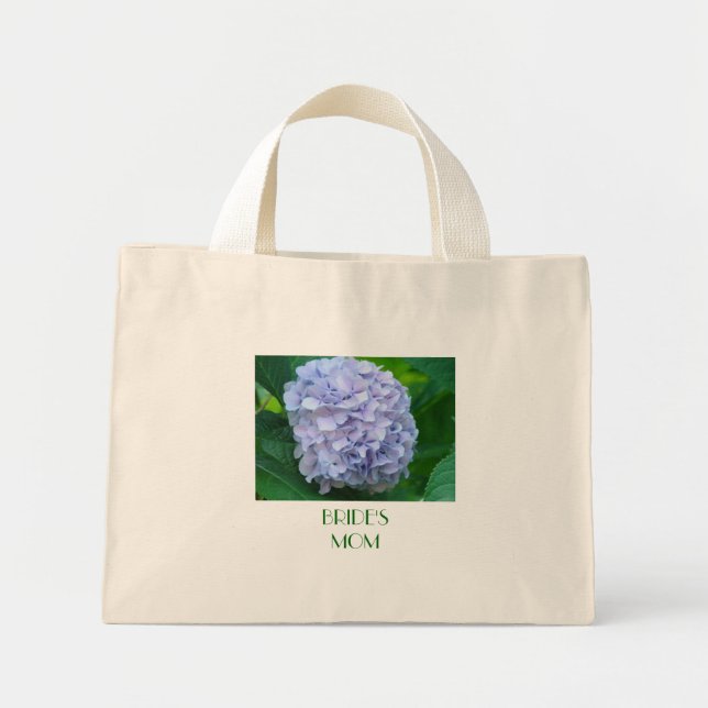 Presente de bolsa de mão para a MÃE DA NOIVA azul  (Frente)