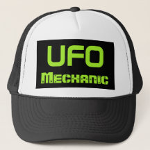 Presente de boné de mecânico alienígena OVNI engra