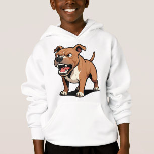 Presente de Cachorro Pitbull Marrom Raivoso de Des